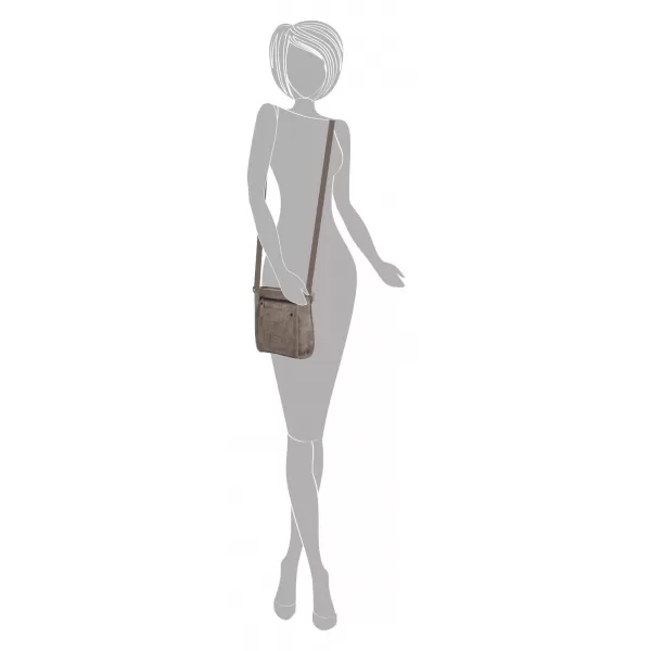  Handtasche ENRICO BENETTI BOBBI 66591 MITTELGRAU 