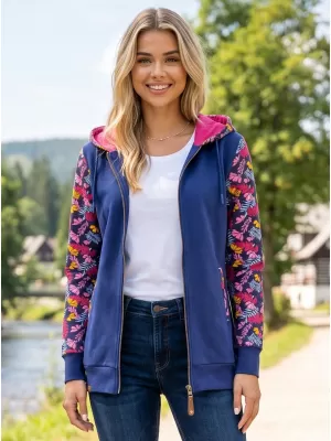 Damen-Sweatshirt ALTISPORT GALAH DUNKELBLAU