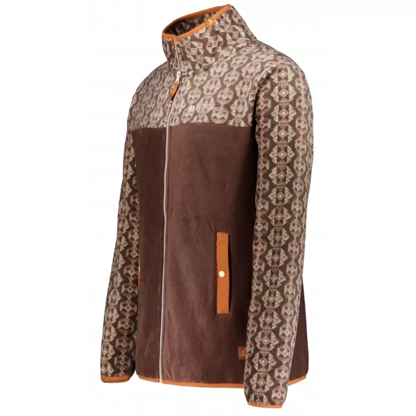  Fleece-Sweatshirt für Herren ALTISPORT GAMEL BRAUN 