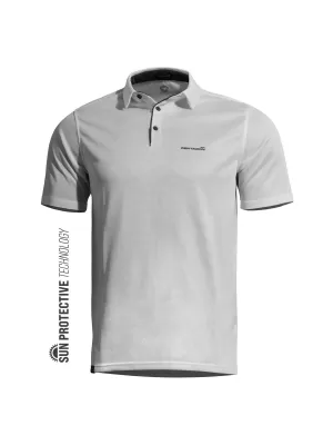 Herren-T-Shirt mit Kragen PENTAGON VANQUISH POLO SHIRT K09048 WEIß