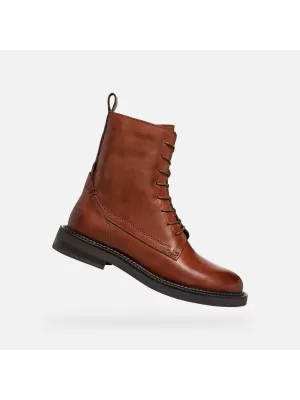 Damen-Stiefeletten GEOX SERILDA HELLBRAUN