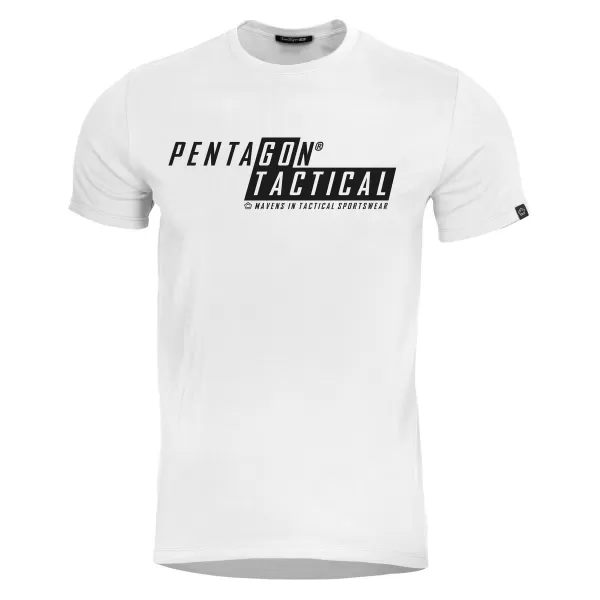  T-Shirt PENTAGON AGERON GO TACTICAL K09012 WEIß 