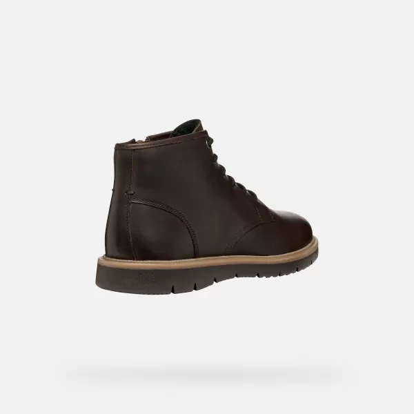  Herrenschuhe GEOX POVE G011452 DUNKELBRAUN 