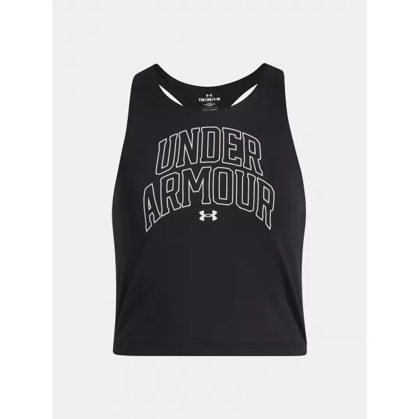  Tanktop für Mädchen UNDER ARMOUR UA MOTION BRANDED TANK 6006029-003 SCHWARZ 