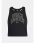 Tanktop für Mädchen UNDER ARMOUR UA MOTION BRANDED TANK 6006029-003 SCHWARZ