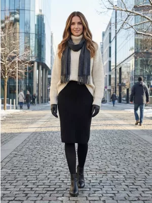 Damenrock ALTISPORT GRETA SCHWARZ