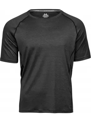 Herren-T-Shirt TEE JAYS | TJ 7020 SCHWARZE MELANGE