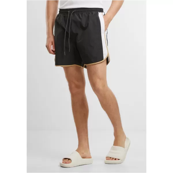  Badeshorts URBAN CLASSICS TB7348 SCHWARZ 