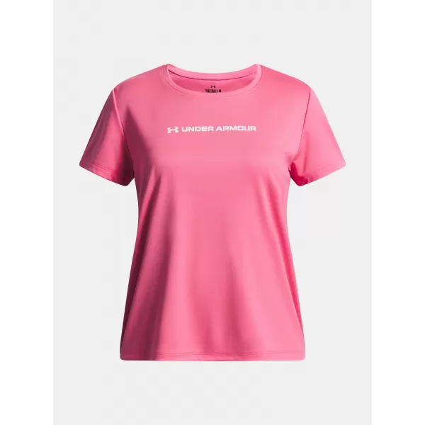  Mädchen-T-Shirt UNDER ARMOUR TECH WORDMARK GRAPHIC SS 6005136-672 ROSA 