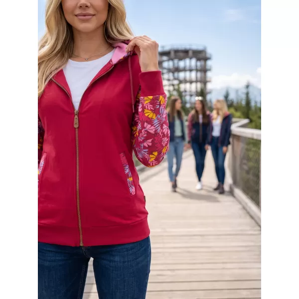  Damen-Sweatshirt ALTISPORT GALAH BURGUND 