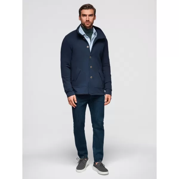  Herren-Sweatshirt OMBRE OM-SSDS-0131 MARINEBLAU 
