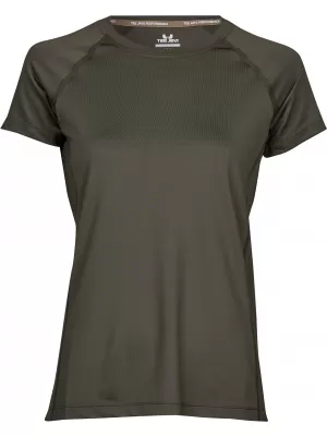Damen-T-Shirt TEE JAYS | TJ 7021 TIEFGRÜN