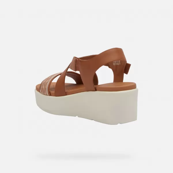  Damensandalen GEOX XAND 2.2S HELLBRAUN 