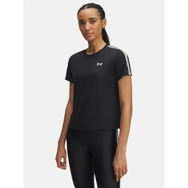  Damen-T-Shirt UNDER ARMOUR UA TECH WM TAPE SS 6003915-001 SCHWARZ 