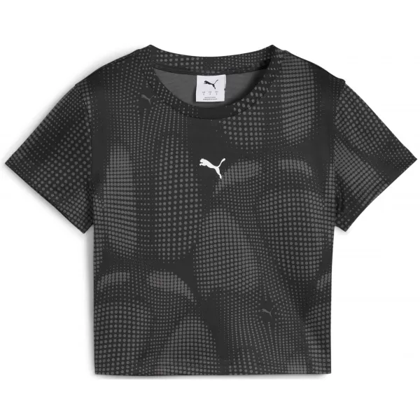  Damen-T-Shirt PUMA DARE TO AOP BABY TEE 63214501 PUMA SCHWARZ 