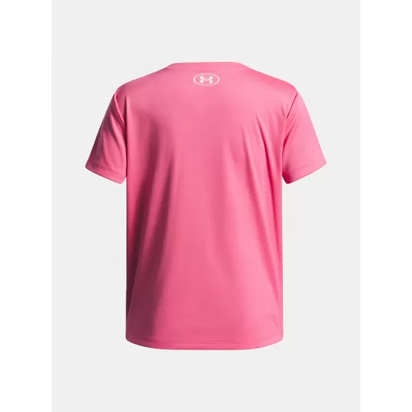  Mädchen-T-Shirt UNDER ARMOUR TECH WORDMARK GRAPHIC SS 6005136-672 ROSA 