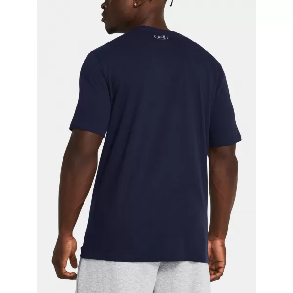  Herren-T-Shirt UNDER ARMOUR UA GL FOUNDATION UPDATE SS 1382915-410 BLAU 