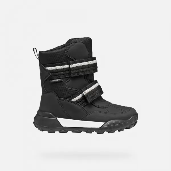  Stiefeletten für Jungen GEOX TREKKYUP ABX J56MBB050FUC9999 SCHWARZ 
