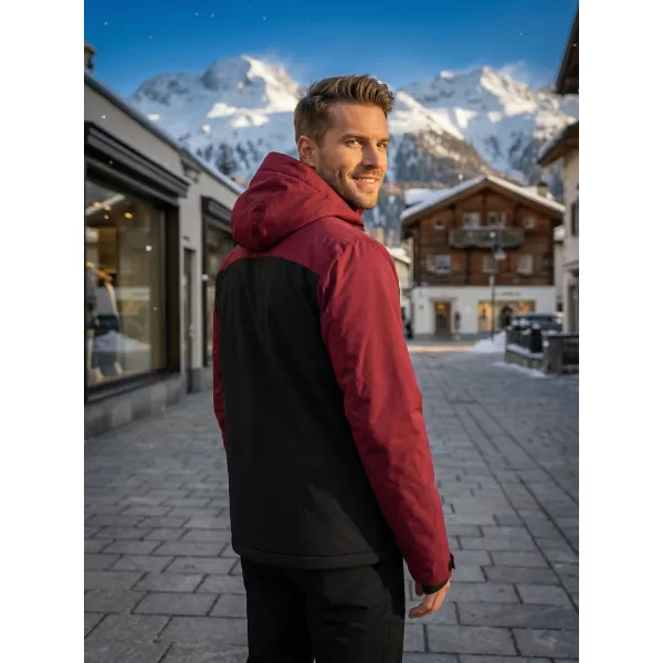  Herren-Winterjacke ALTISPORT GALLUS BURGUND 