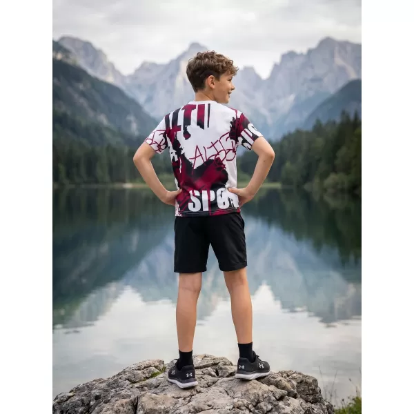  Funktionaler t -Shirt -Prämie von Kindern ALTISPORT VOJ/ALK076TR01 WEIß/WEIN 
