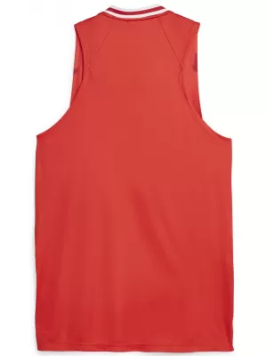 Herren-Tanktop PUMA HOOPS TEAM GAME JERSEY 67662804 PUMA ROT