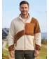 Fleece-Sweatshirt für Herren ALTISPORT GANAN BEIGE