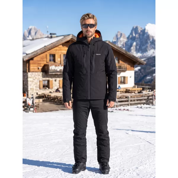  Herren-Winterjacke ALTISPORT GALLANT SCHWARZ 