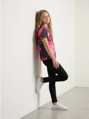 Funktionaler t -Shirt -Prämie von Kindern ALTISPORT VOJ/ALK076TR01 HEIßROSA