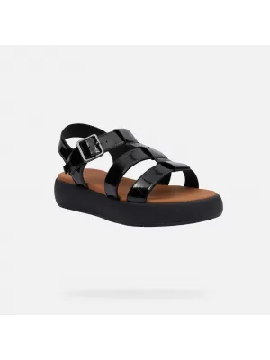 Damensandalen GEOX CAMALEI SCHWARZ