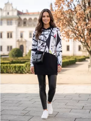 Damen-Sweatshirt KIXMI VONITA SCHWARZ/WEIß