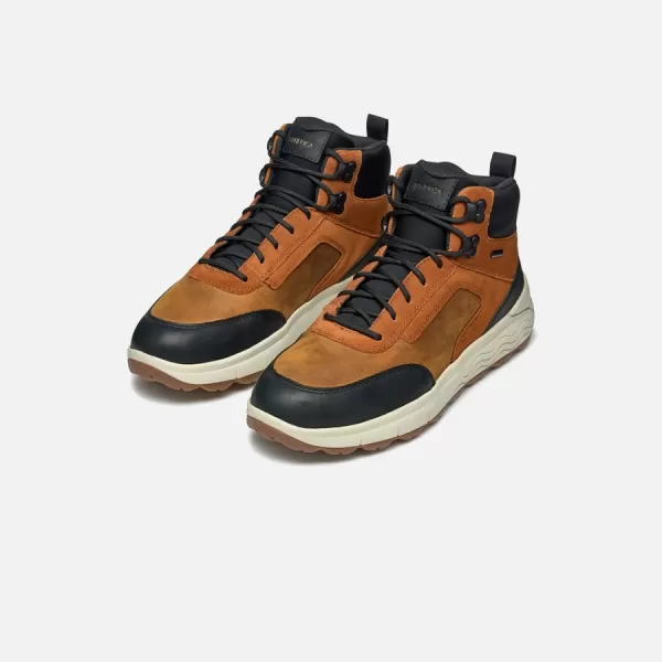  Herren-Stiefeletten GEOX SPHERICA 4X4 ABX BRAUN 