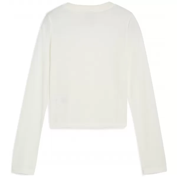  Hemd PUMA X ROSÉ LONGSLEEVE TEE 63380577 WARM WEIß 