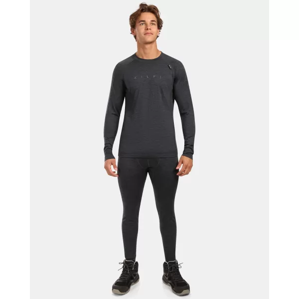  Herren-Thermoshirt KILPI MAVORA TOP-M ZM0502KI SCHWARZ 