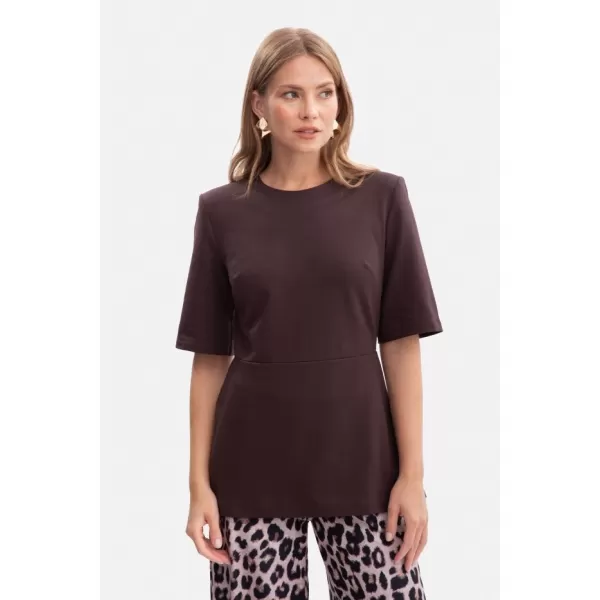  Damenbluse BEWEAR B305 DUNKLE SCHOKOLADE 
