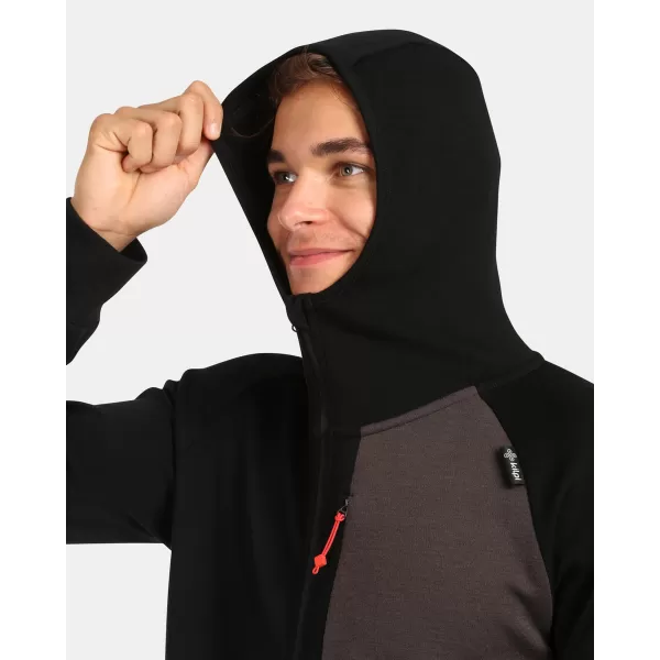  Herrenpullover KILPI MERINI-M ZM0201KI SCHWARZ 