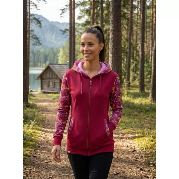  Damen-Sweatshirt ALTISPORT GALAH BURGUND 