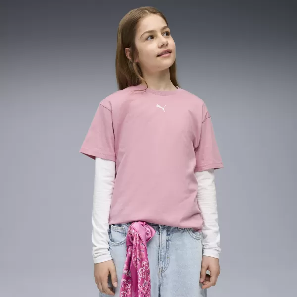  T -Shirt PUMA ESS BOXY TEE G 68513165 ROSA GEGOSSEN 