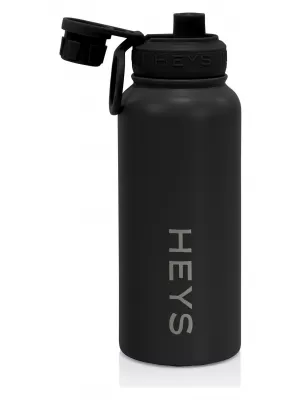 Thermosflasche HEYS AQUA WATER BOTTLE SCHWARZ