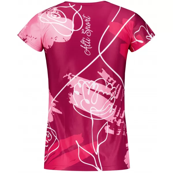  Damen Freizeitshirt Premium ALTISPORT VOJ/ALW120TR06 FUCHSIE 