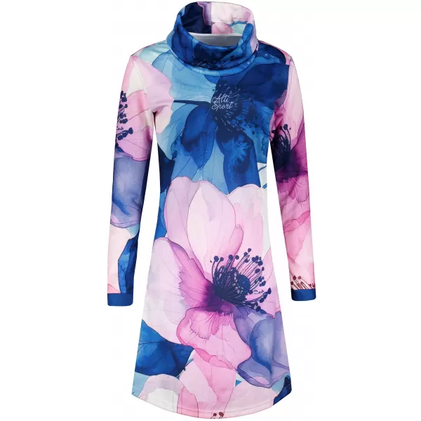  Erweitertes Premium-Sweatshirt für Damen ALTISPORT VOJ/ALW117MI06 BLAU-ROSA 