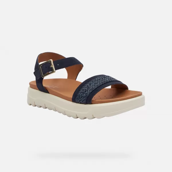  Damensandalen GEOX XAND 2.1 S DUNKELBLAU 
