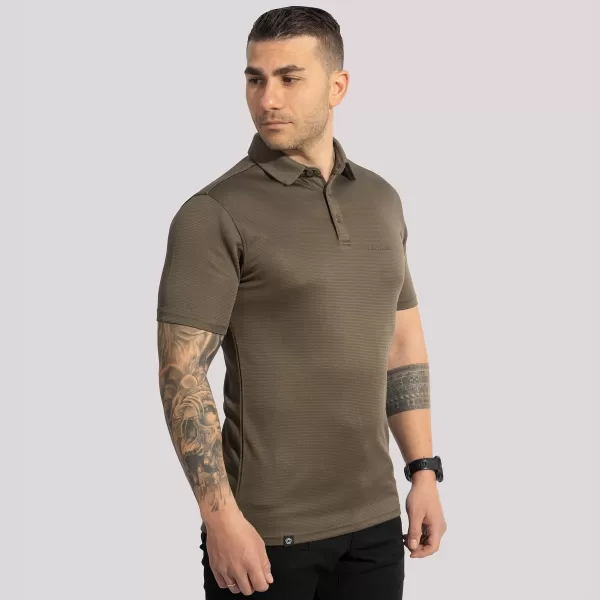  Herren-T-Shirt mit Kragen PENTAGON VANQUISH POLO SHIRT K09048 BRAUNGRAU 