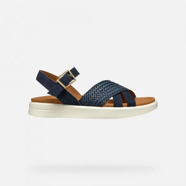  Damensandalen GEOX XAN2S DUNKELBLAU 