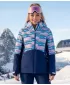 Winterjacke für Damen ALTISPORT GELSI DUNKELBLAU