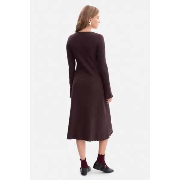  Kleid BEWEAR B308 DUNKLE SCHOKOLADE 