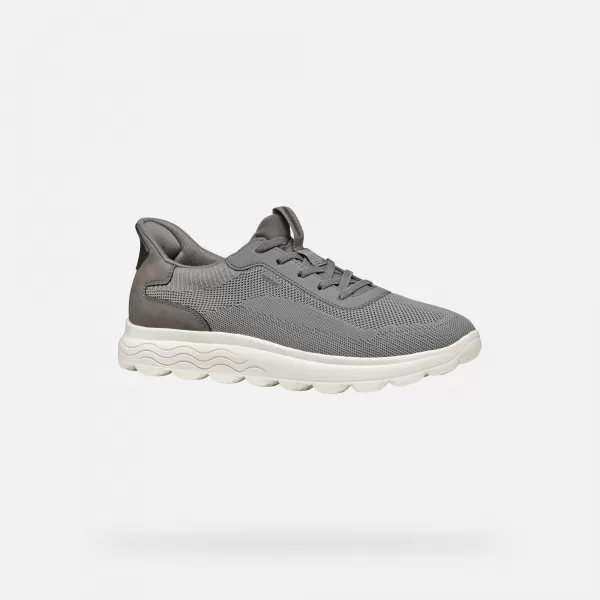  Herren-Sneaker GEOX SPHERICA PLUS DUNKELGRAU 
