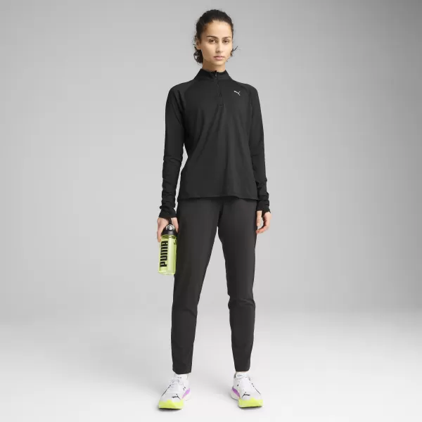  Hemd PUMA W RUN VELOCITY CLOUDSPUN 1/4 ZIP 52665001 PUMA SCHWARZ 