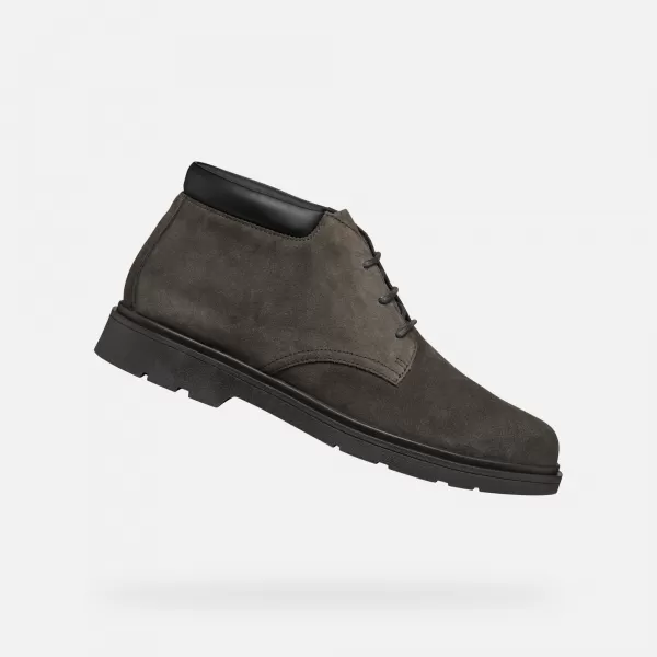  Herrenschuhe GEOX SPHERICA EC1 G006529 DUNKELGRAU 