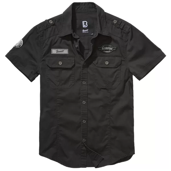  Hemd BRANDIT 4033 SCHWARZ 