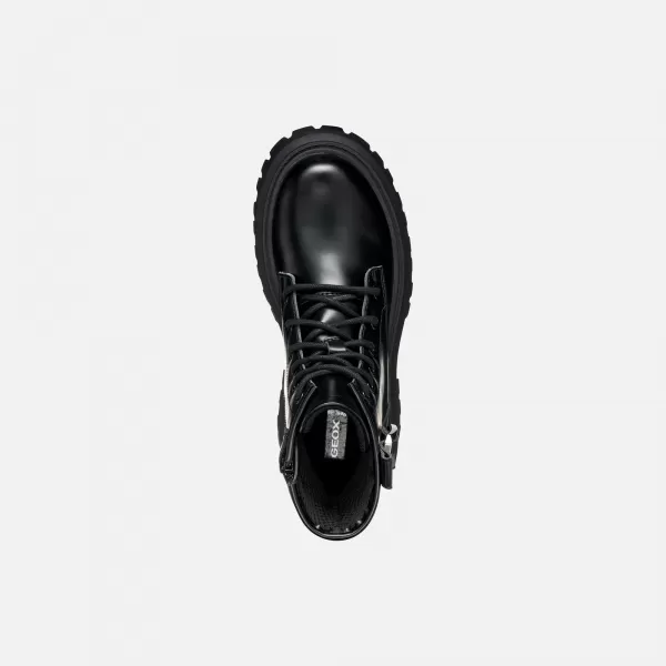  Stiefeletten für Mädchen GEOX MAQUINNENS J56M6C000CNC9999 SCHWARZ 